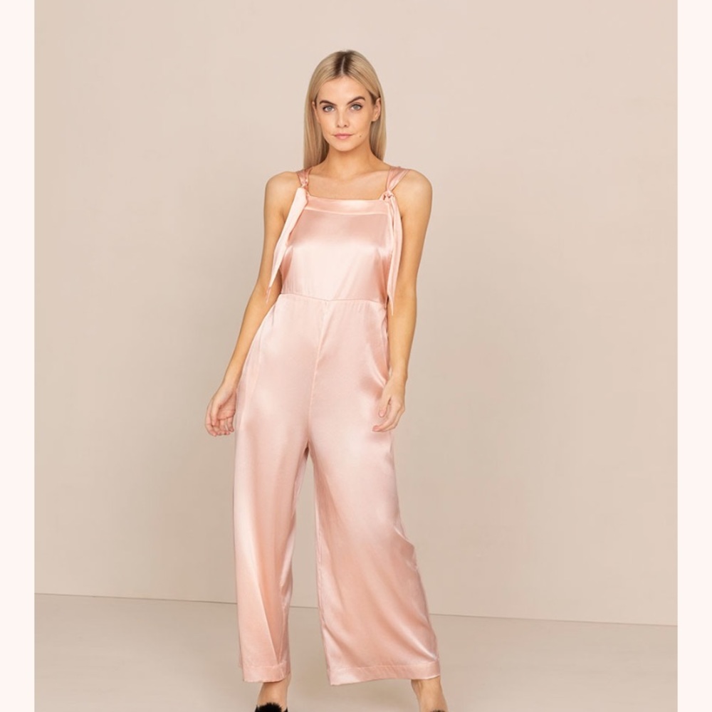 Agent Provocateur Blush Pink Jami Jumpsuit